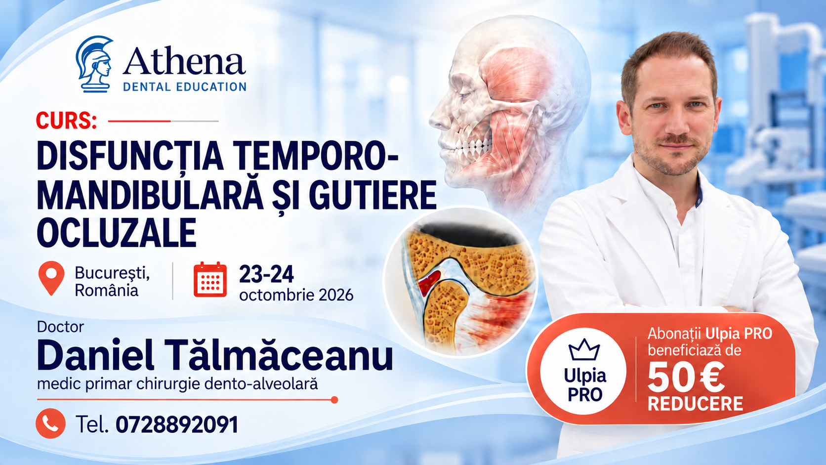 Disfuncția temporo-mandibulară și gutierele ocluzale