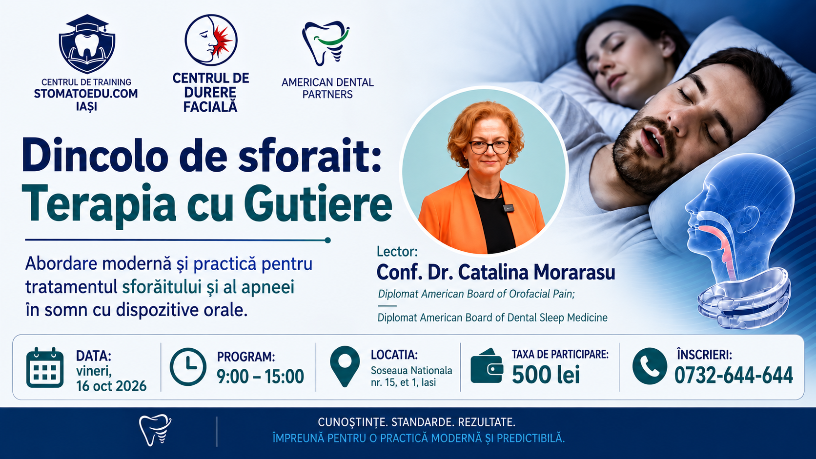 Dincolo de sforait: Terapia cu Gutiere