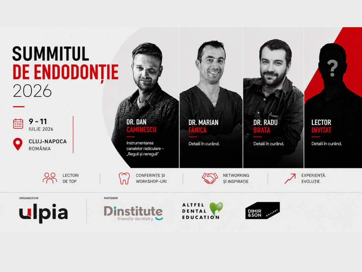 Summitul de Endodonție - doar 2 bilete cu 0.05 €
